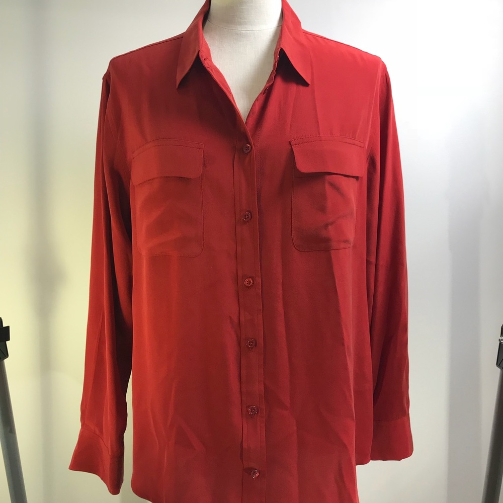 Equipment silk blouse